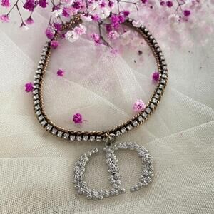 Swarovski Diamond Christian Dior Choker Necklace 💎